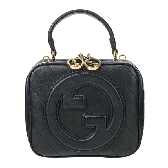 GUCCI Black Leather Bag - Picture 1 of 11